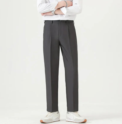 Men's Ice Silk Business Casual Trousers