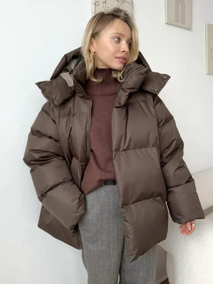 Fashion Coat With Removable Hood