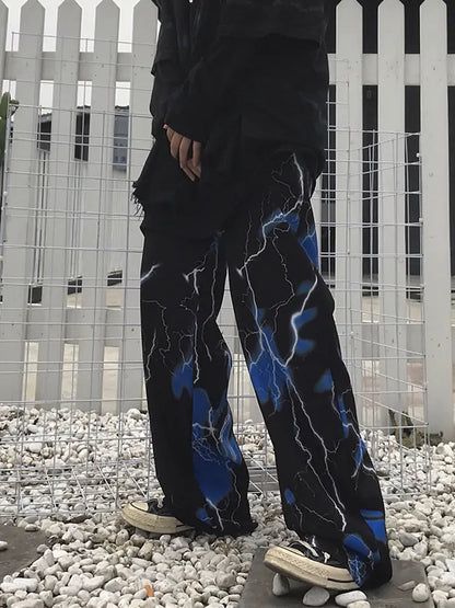 Y2K Harajuku Lightning Pants