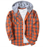 Plaid Hood Casual Shirt