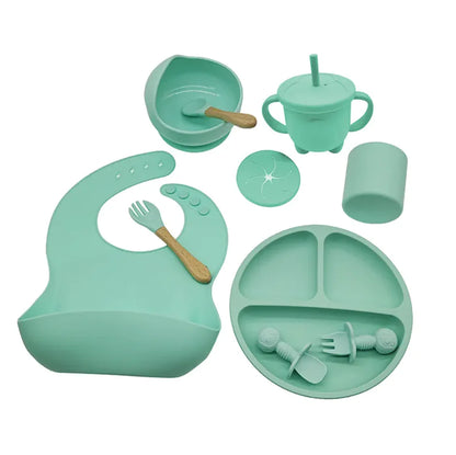 Baby Silicone Feeding Tableware Set