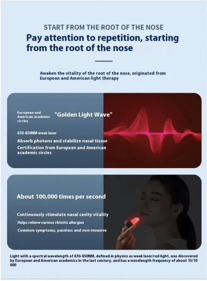 Intelligent Infrared Nasal Allergy Relief Device