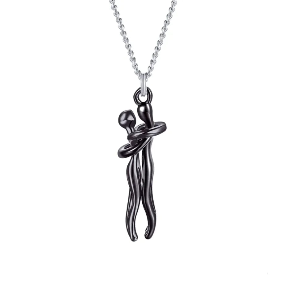 Affectionate Hug Pendant Necklace