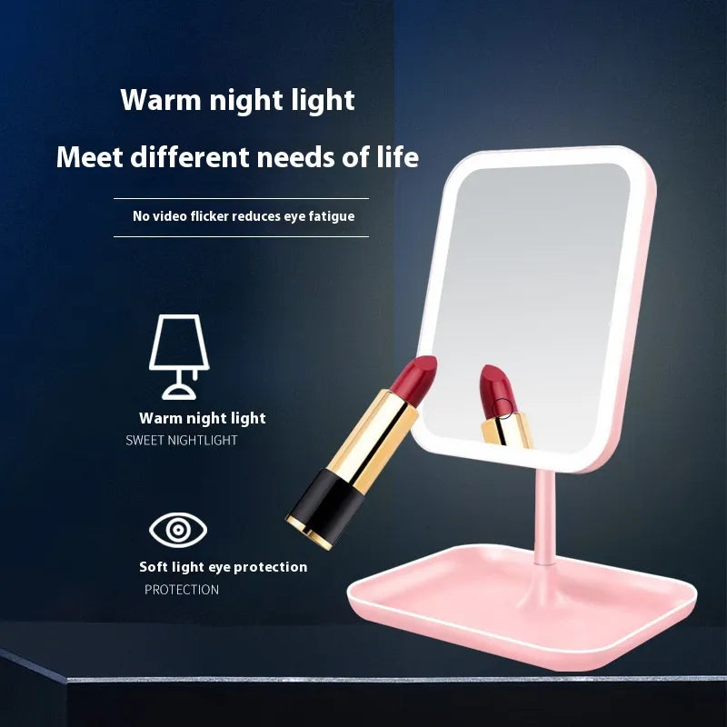 Led Make-up Mirror Portable Smart With Light