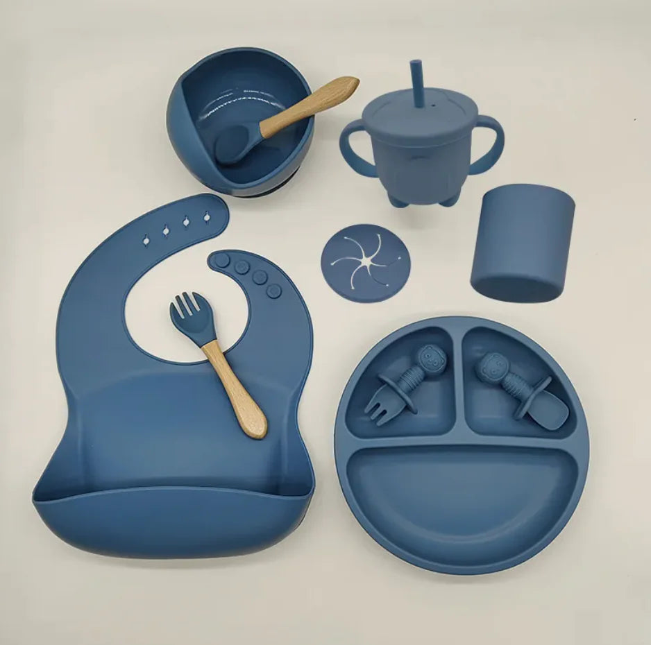 Baby Silicone Feeding Tableware Set