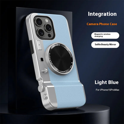 Bluetooth Camera Magnetic Mirror Phone Case