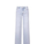 High-Waist Wide-Leg Straight Jeans