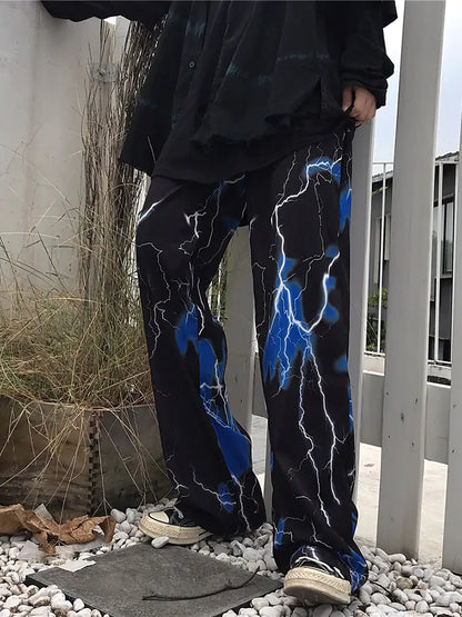 Y2K Harajuku Lightning Pants