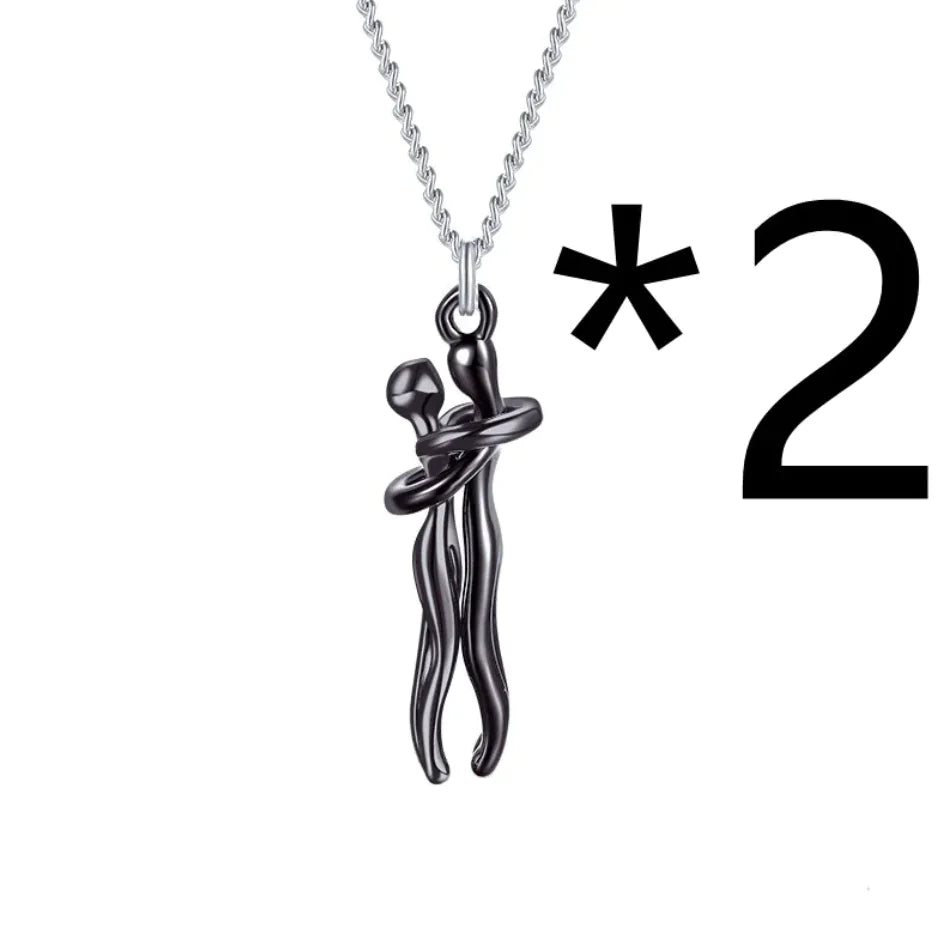 Affectionate Hug Pendant Necklace