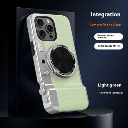 Bluetooth Camera Magnetic Mirror Phone Case