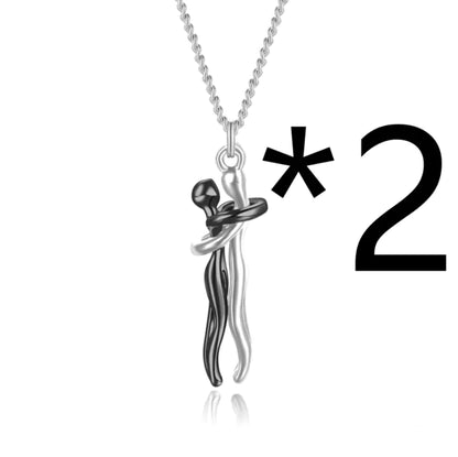 Affectionate Hug Pendant Necklace