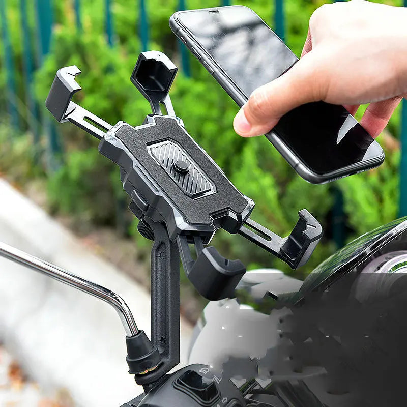 Shock-Proof Mobile Phone Bracket for Electric Motorcycles, Bicycles, and Battery Riding Cars