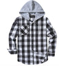 Plaid Hood Casual Shirt