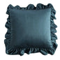 Jacquard Ruffle Cushion Cover Velvet Sofa Cushion Pillow Cover