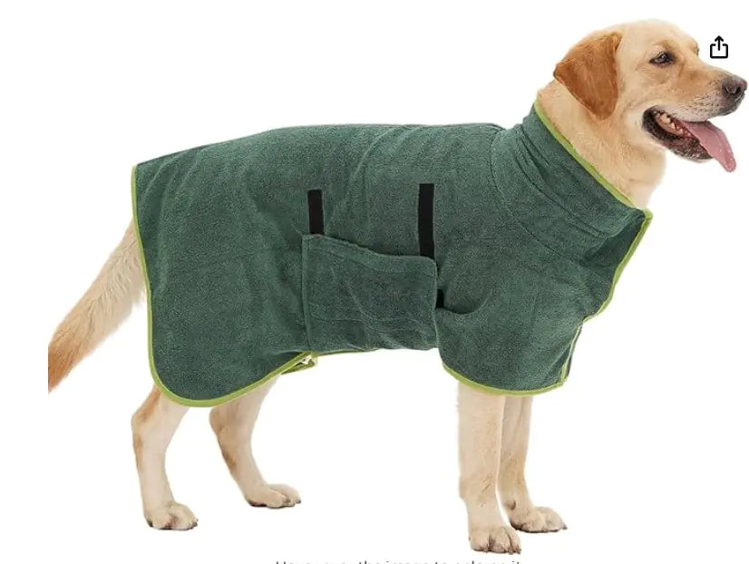 Pet Bathrobe Fast Drying Towel