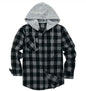 Plaid Hood Casual Shirt