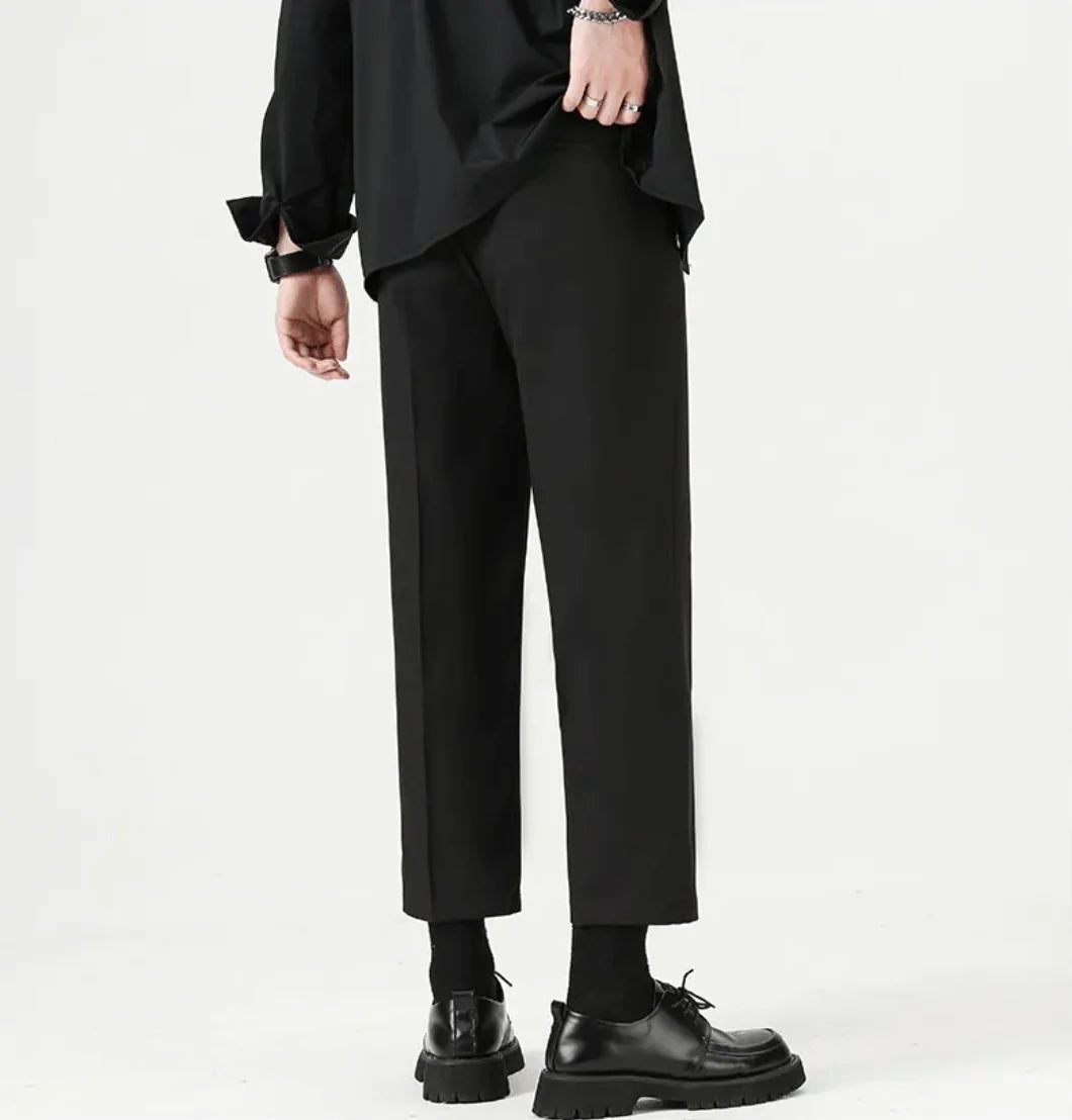 Men's Ice Silk Business Casual Trousers