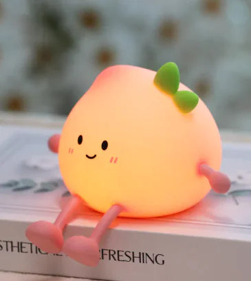 Small Fart Peach Small Night Lamp Rechargeable Eye Protection