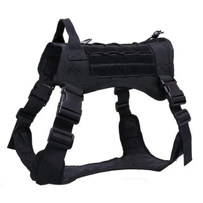 Tactical training large dog chest harness