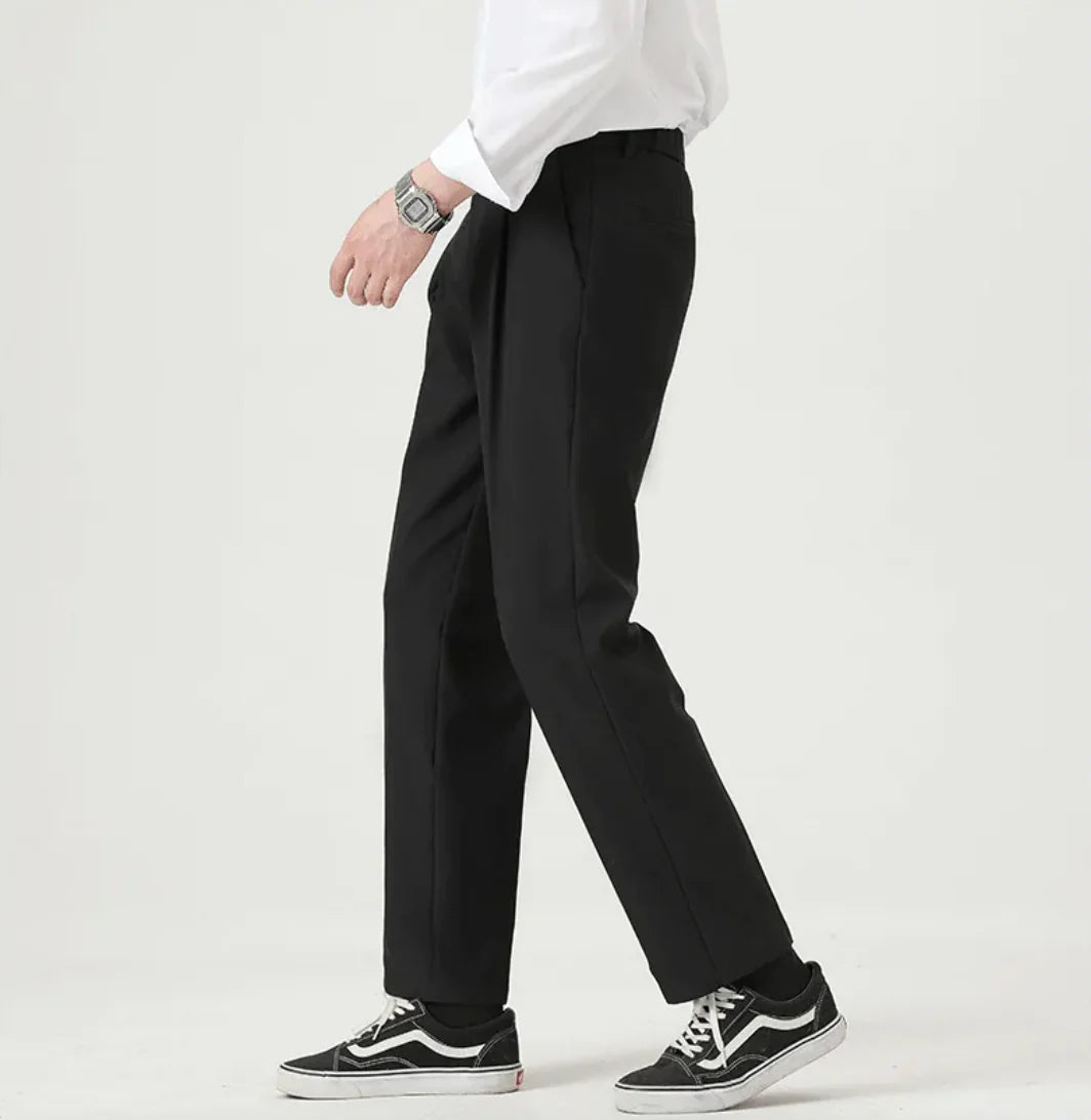 Men's Ice Silk Business Casual Trousers